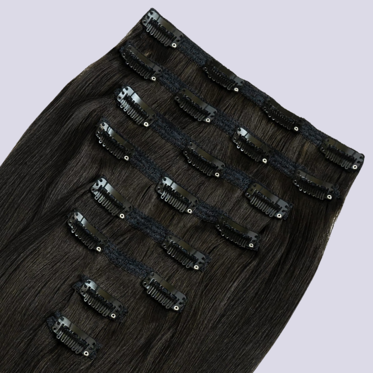 Silk Press Straight Hair Clip-In Extensions