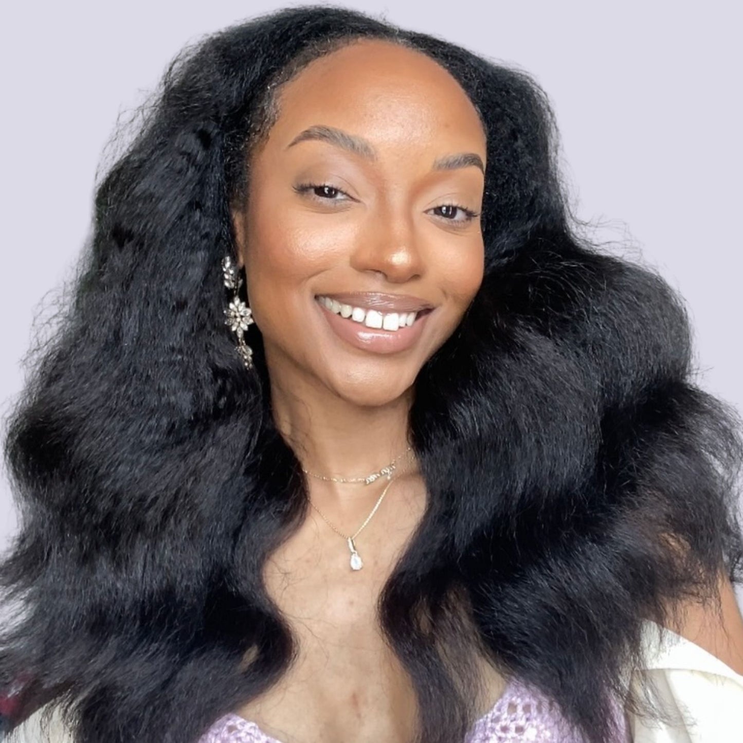 Kinky Straight Blowout Weft Extensions