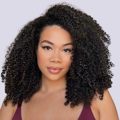 3A-3B Curly Hair Weft Sew-In Extensions