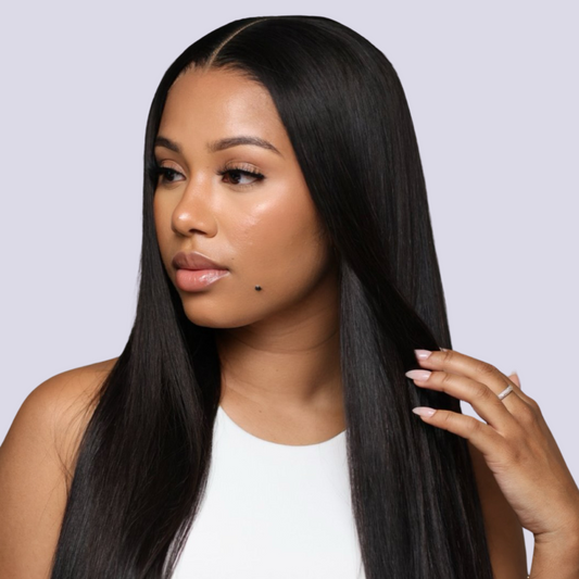 Silk Press Straight Hair Weft Sew-In Extensions
