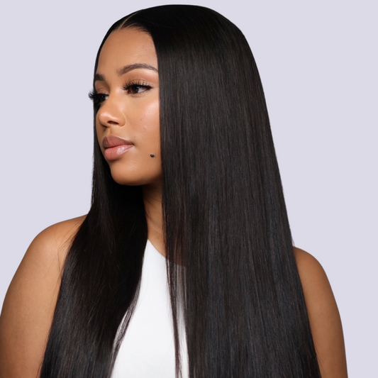 Silk Press Straight Hair Clip-In Extensions